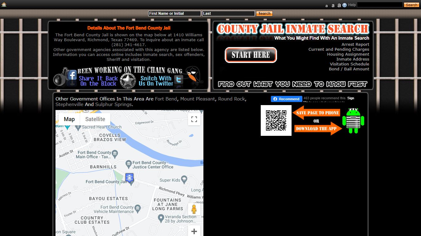 Fort Bend County Jail - County Jail Inmate Search